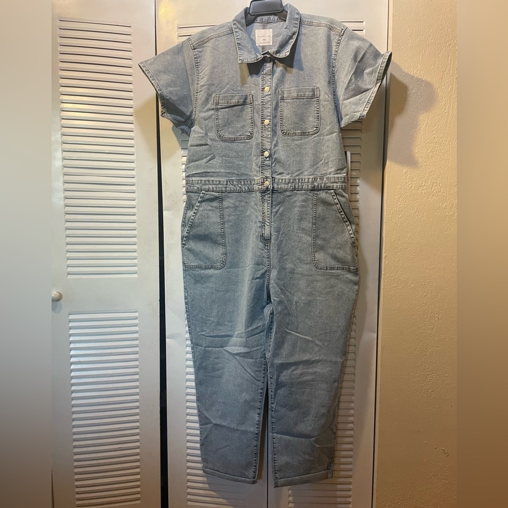 Celebrity Pink Denim Porkchop Boilersuit - image 2